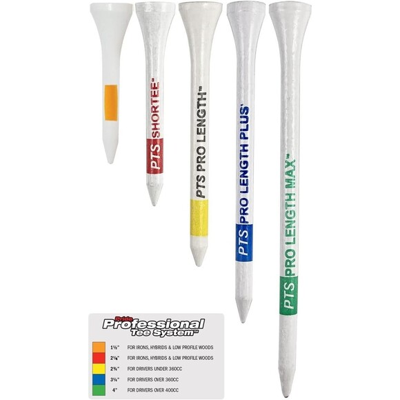 Pride Golf Tee Tees 135 Count, White, 135 Count US 3 1/4" - Picture 3 of 8